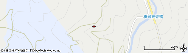 徳島県神山町（名西郡）阿野（南養瀬）周辺の地図