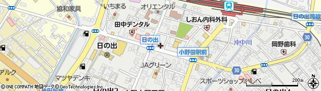 八剣伝 小野田駅前店周辺の地図