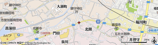 小松島西の口周辺の地図