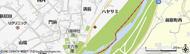 徳島県徳島市丈六町ハヤサミ周辺の地図