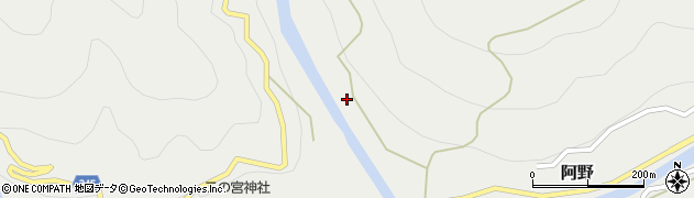 徳島県神山町（名西郡）阿野（地ノ平）周辺の地図