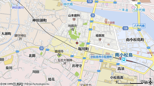 〒773-0004 徳島県小松島市堀川町の地図