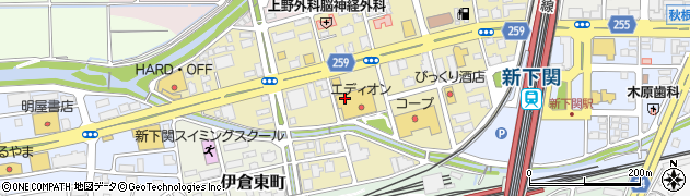 山口県下関市秋根西町周辺の地図