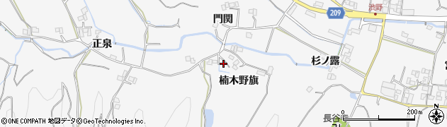 徳島県徳島市渋野町楠木野旗周辺の地図