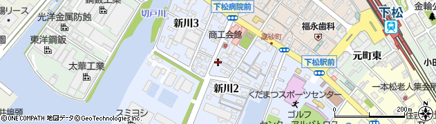 周南近鉄タクシー株式会社下松営業所配車室　事務所周辺の地図