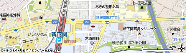 山口銀行新下関駅前支店 ＡＴＭ周辺の地図