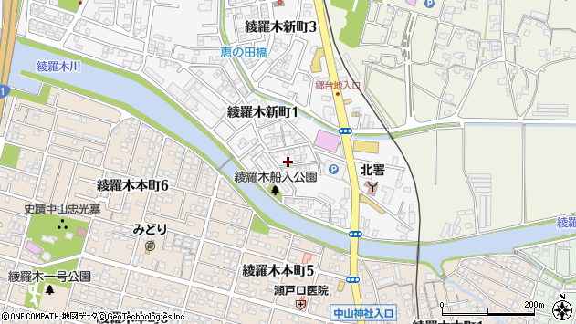 〒751-0865 山口県下関市綾羅木新町の地図