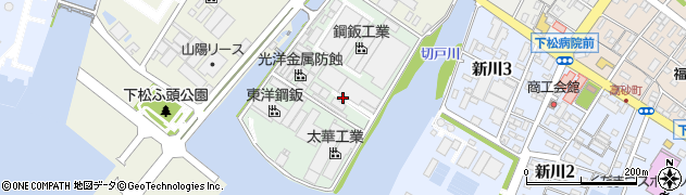 山口県下松市西豊井（中島町）周辺の地図