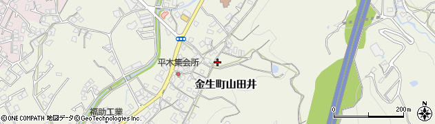 愛媛県四国中央市金生町山田井926周辺の地図