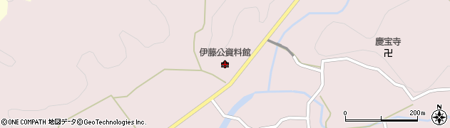 伊藤公資料館周辺の地図