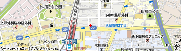 下関西南セミナー　新下関校周辺の地図