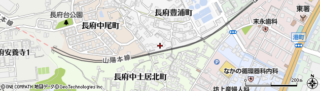山口県下関市長府豊浦町12周辺の地図