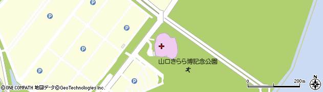 山口きらら博記念公園施設利用周辺の地図