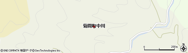 愛媛県今治市菊間町中川周辺の地図