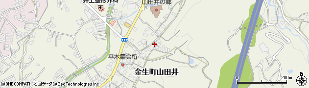 愛媛県四国中央市金生町山田井928周辺の地図