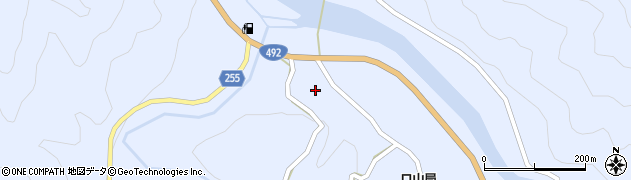 徳島県美馬市穴吹町口山宮内87周辺の地図