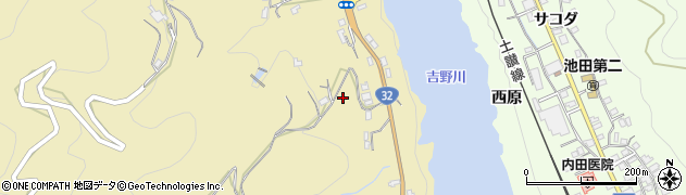 徳島県三好市池田町白地本名645周辺の地図