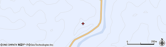 徳島県佐那河内村（名東郡）下（戎浦）周辺の地図