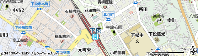 下松駅北口周辺の地図