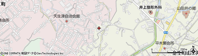 愛媛県四国中央市金生町山田井1147周辺の地図