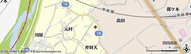 徳島県小松島市前原町（弁財天）周辺の地図