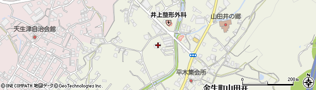 愛媛県四国中央市金生町山田井1203周辺の地図