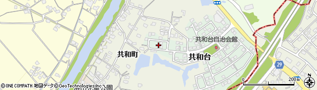 山口県山陽小野田市共和台10周辺の地図