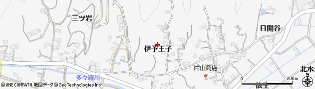 徳島県徳島市渋野町伊予王子周辺の地図