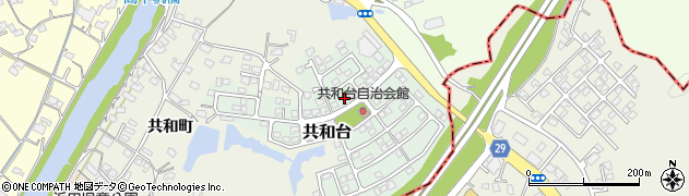 山口県山陽小野田市共和台15周辺の地図