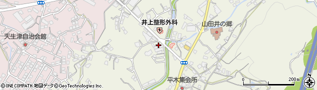 愛媛県四国中央市金生町山田井1216周辺の地図