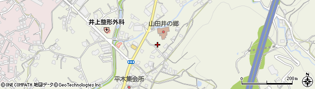 愛媛県四国中央市金生町山田井886周辺の地図