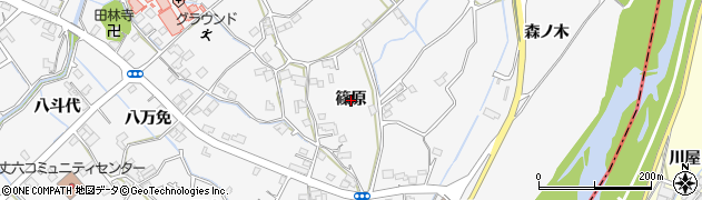 徳島県徳島市丈六町（篠原）周辺の地図