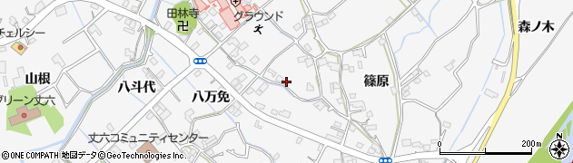 徳島県徳島市丈六町周辺の地図