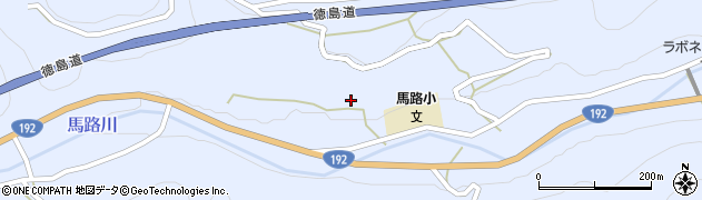 徳島県三好市池田町馬路松ノ下タ38周辺の地図