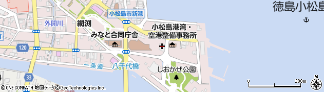 小松島市役所　青少年電話相談周辺の地図