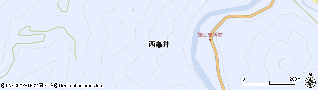 徳島県つるぎ町（美馬郡）貞光（西丸井）周辺の地図