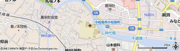 小松島市立小松島小学校周辺の地図