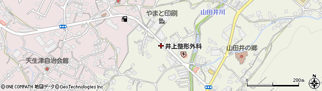 愛媛県四国中央市金生町山田井1184周辺の地図