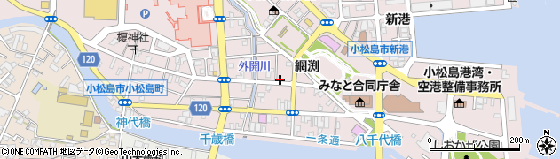 徳島県小松島市小松島町北開14周辺の地図