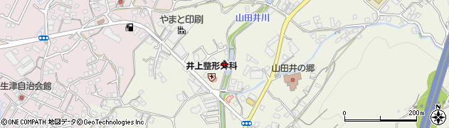 愛媛県四国中央市金生町山田井1220周辺の地図