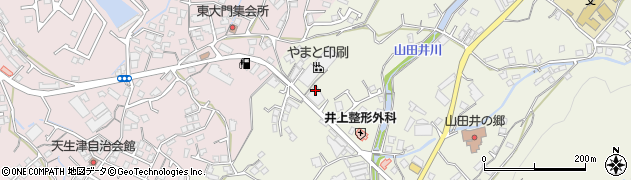 愛媛県四国中央市金生町山田井1238周辺の地図