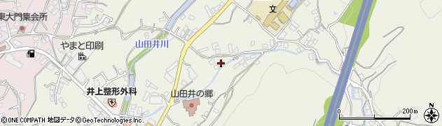 愛媛県四国中央市金生町山田井838周辺の地図