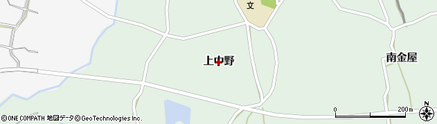 和歌山県広川町（有田郡）上中野周辺の地図