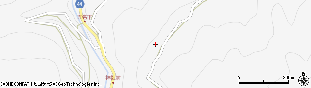 徳島県東みよし町（三好郡）西庄（新田上）周辺の地図