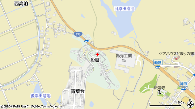 〒756-0029 山口県山陽小野田市船越の地図