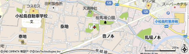 徳島県小松島市中郷町豊ノ本5周辺の地図