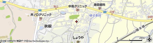 山口県下関市田倉553周辺の地図