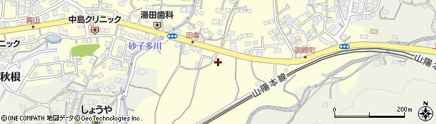 山口県下関市田倉353周辺の地図