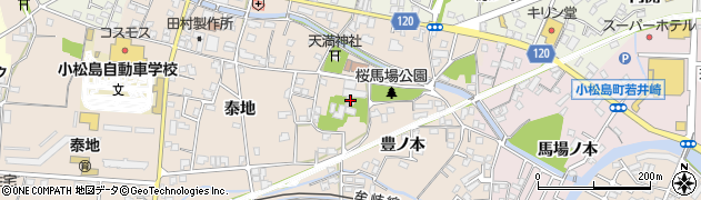徳島県小松島市中郷町豊ノ本4周辺の地図