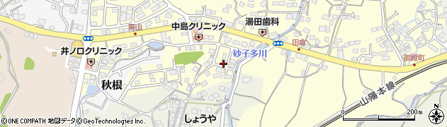 山口県下関市田倉774周辺の地図